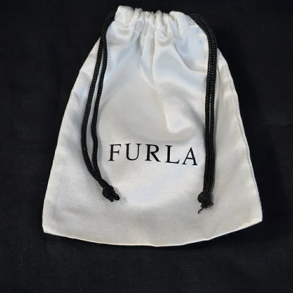 Furla Jewelry Bag Pouch Satin Drawstring 5 x 6 inch